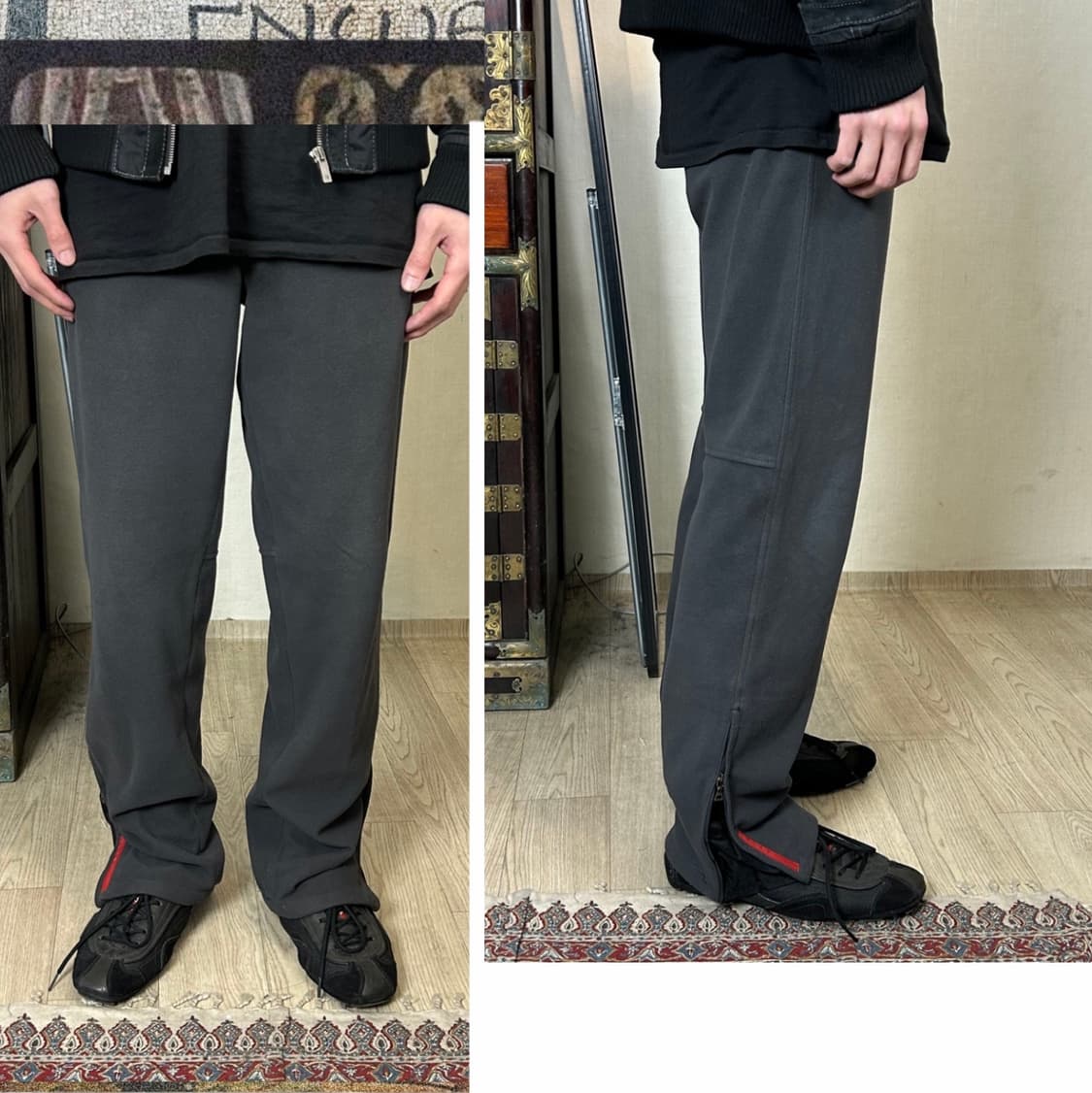 00s 프라다 스포츠 플리스 테크니컬 팬츠 상품이미지1