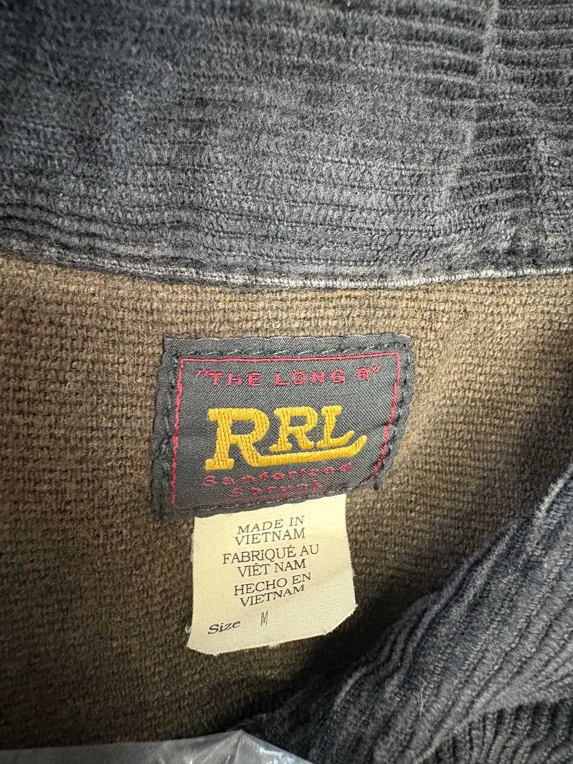 RRL 코듀로이칼라 데님자켓 상품이미지3