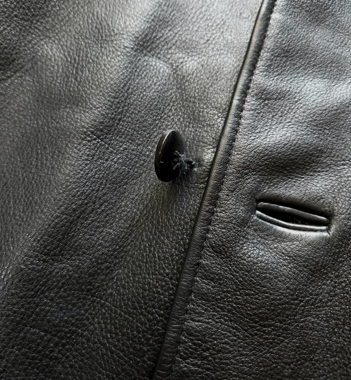 (M) 90s 올드갭 Rare 소가죽 레더 카코트 Old gap 상품이미지7