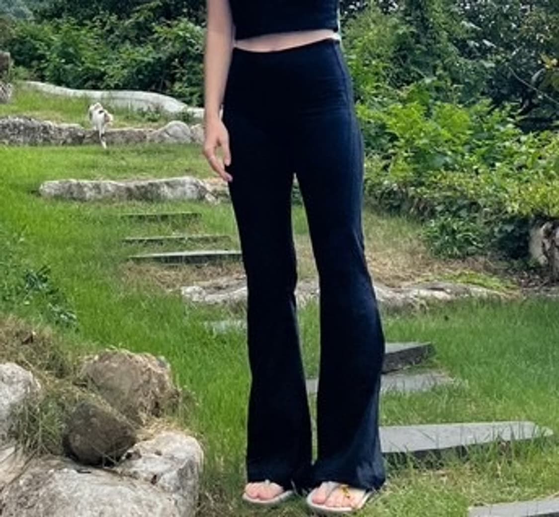 플리즈노팔로우 플노팔 에리얼 투웨이 부츠컷 레깅스 M 상품이미지2