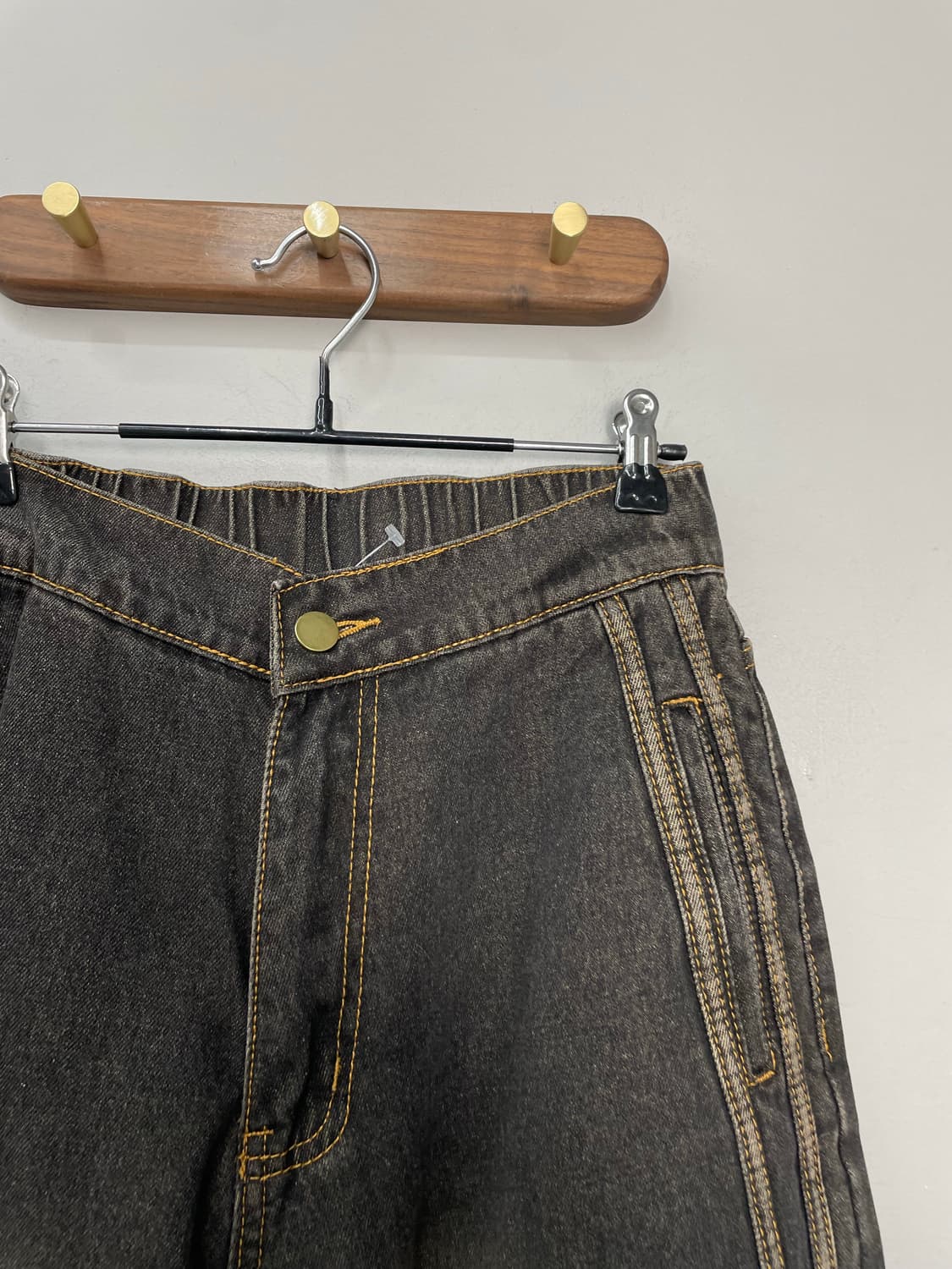 트릴리온 파라슈트 트랙 라인 밴딩 데님 팬츠 H1524 상품이미지3