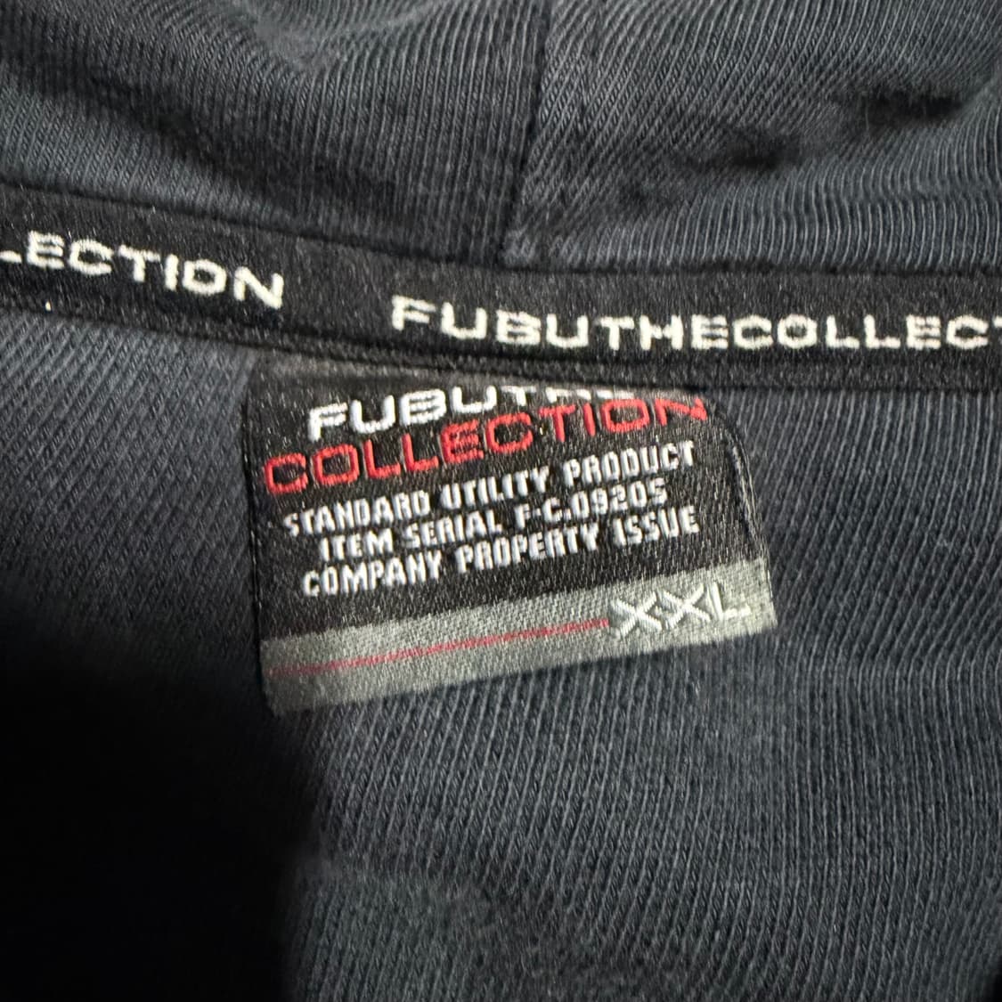 후부 올드스쿨 네이비 후드집업 2xl 상품이미지3