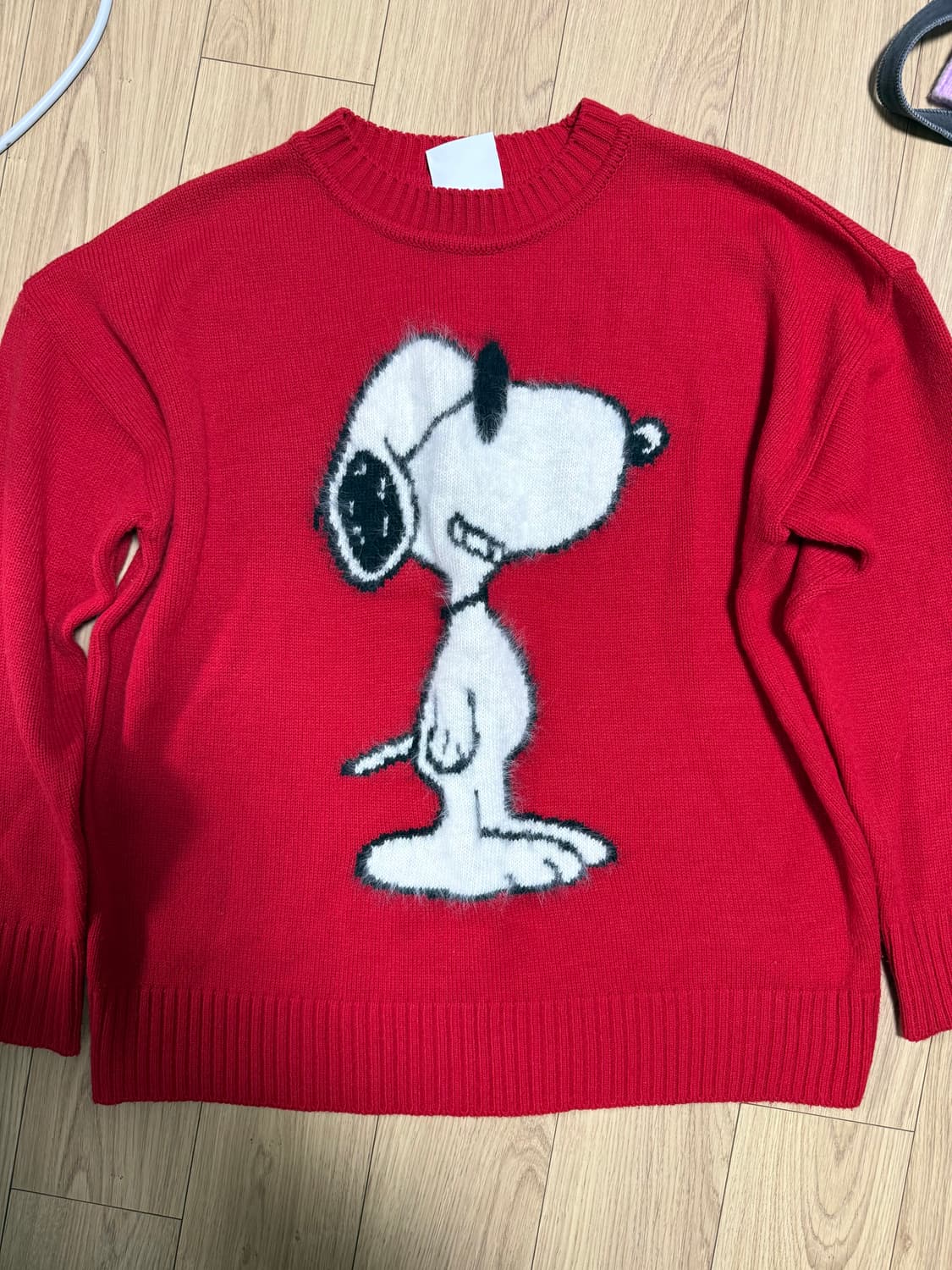 스테레오 바이널즈 스누피 앙고라 니트 상품이미지1