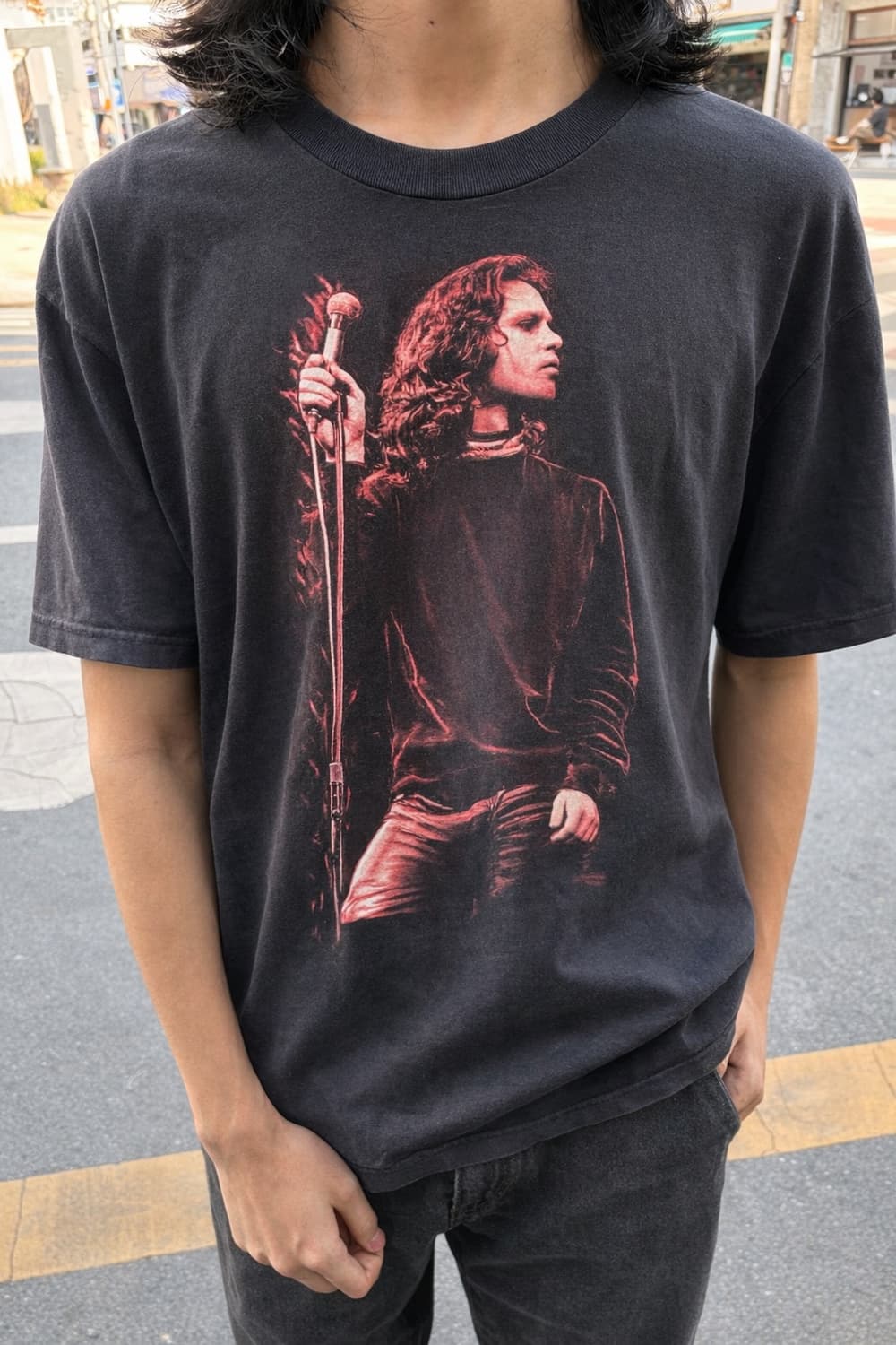 90s 짐모리슨 티셔츠 상품이미지1