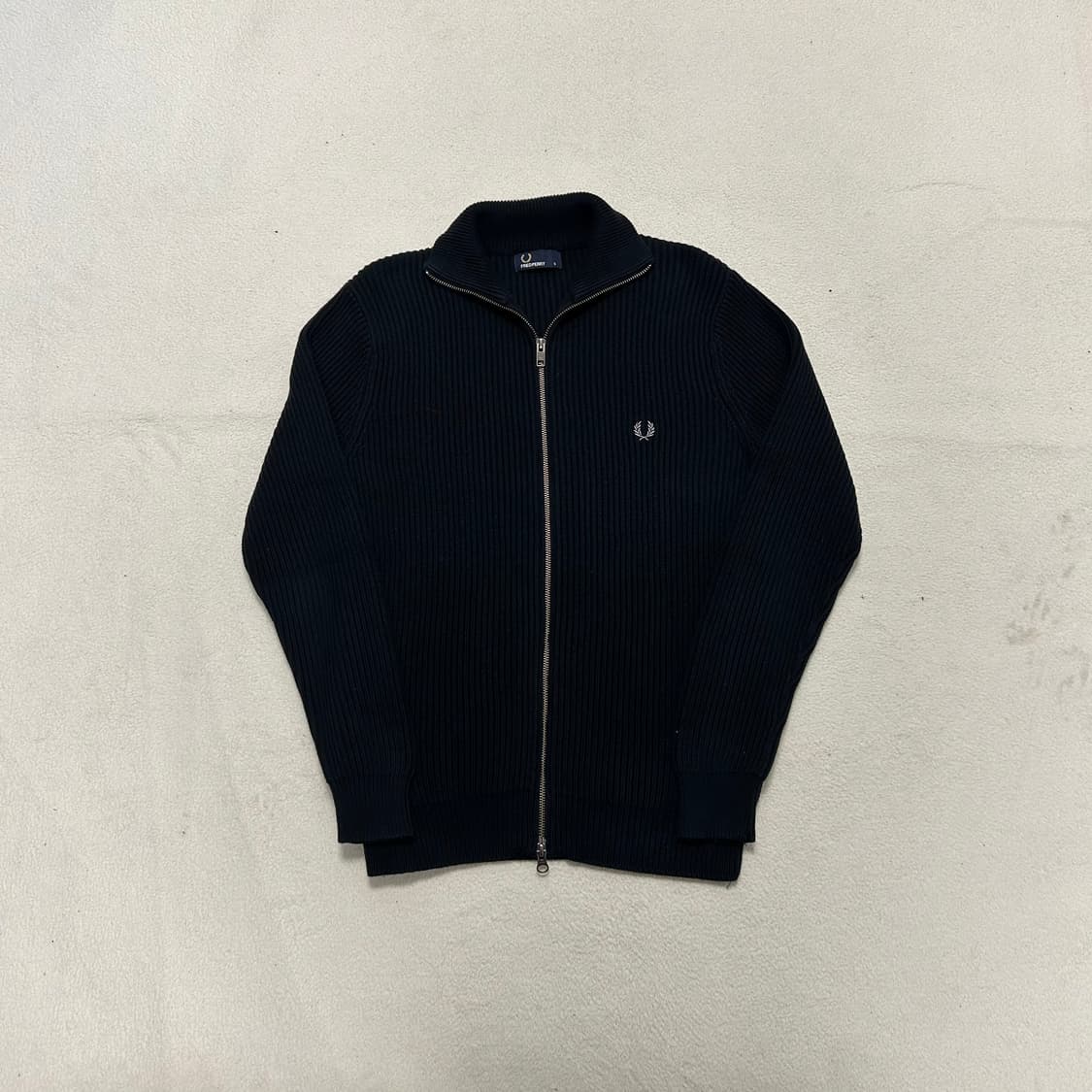 프레드페리 투웨이 니트집업 상품이미지1