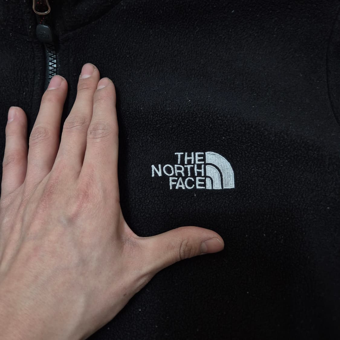 노스페이스 블랙 후리스 플리스 자켓 L(90) 상품이미지4