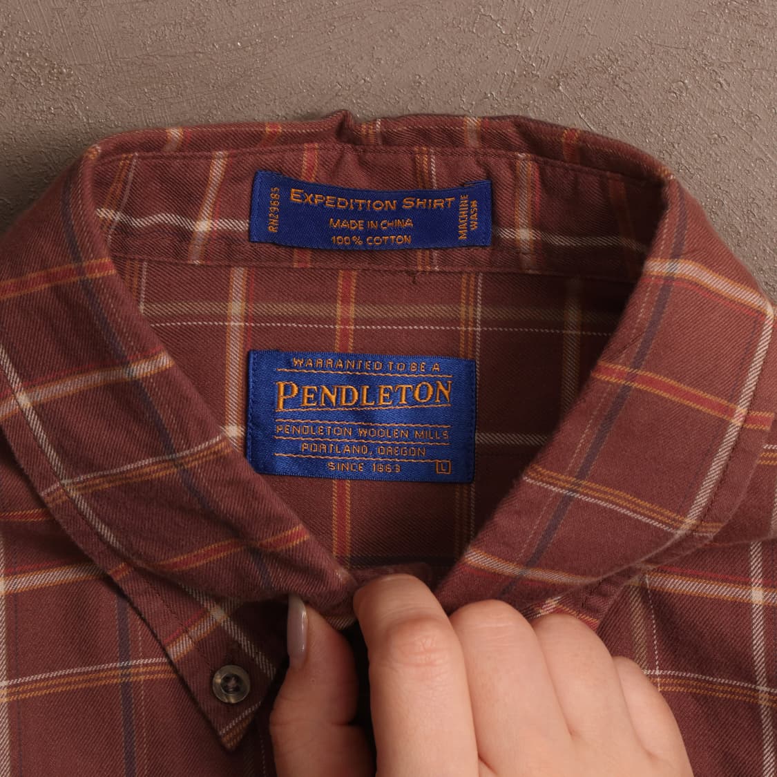 팬들턴 코튼 체크셔츠 A1436 상품이미지3