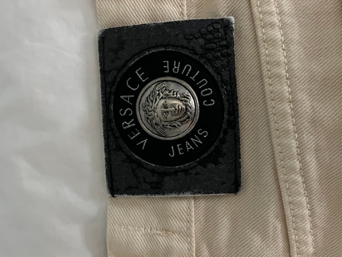 베르사체 정품 아이보리 데님 사이즈31 45 상품이미지6