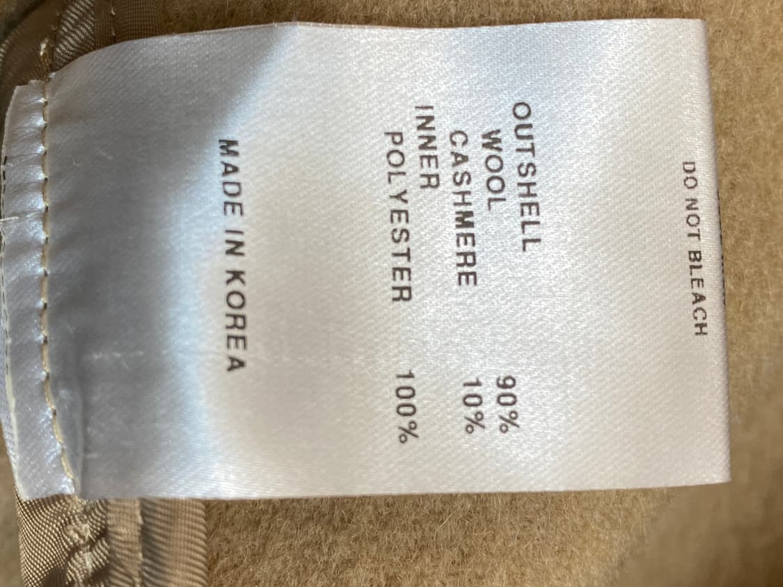 모노하 베이지 울 캐시미어 싱글 자켓 상품이미지5