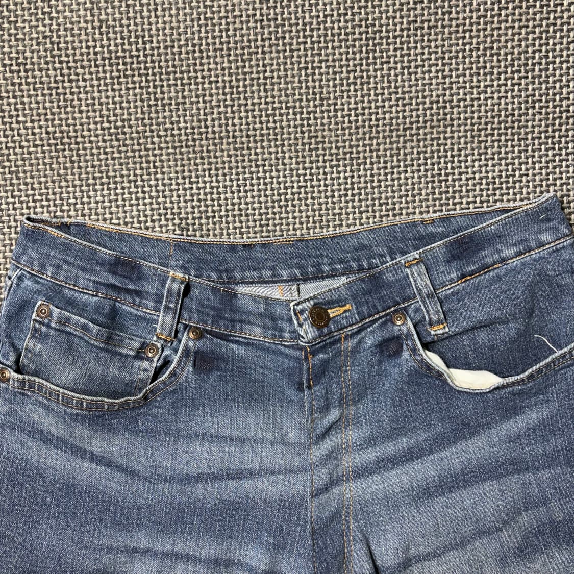 웽글러 데님 반바지 상품이미지2