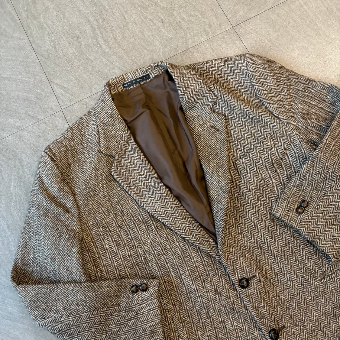 빈티지 해리스트위드 울 자켓 상품이미지2