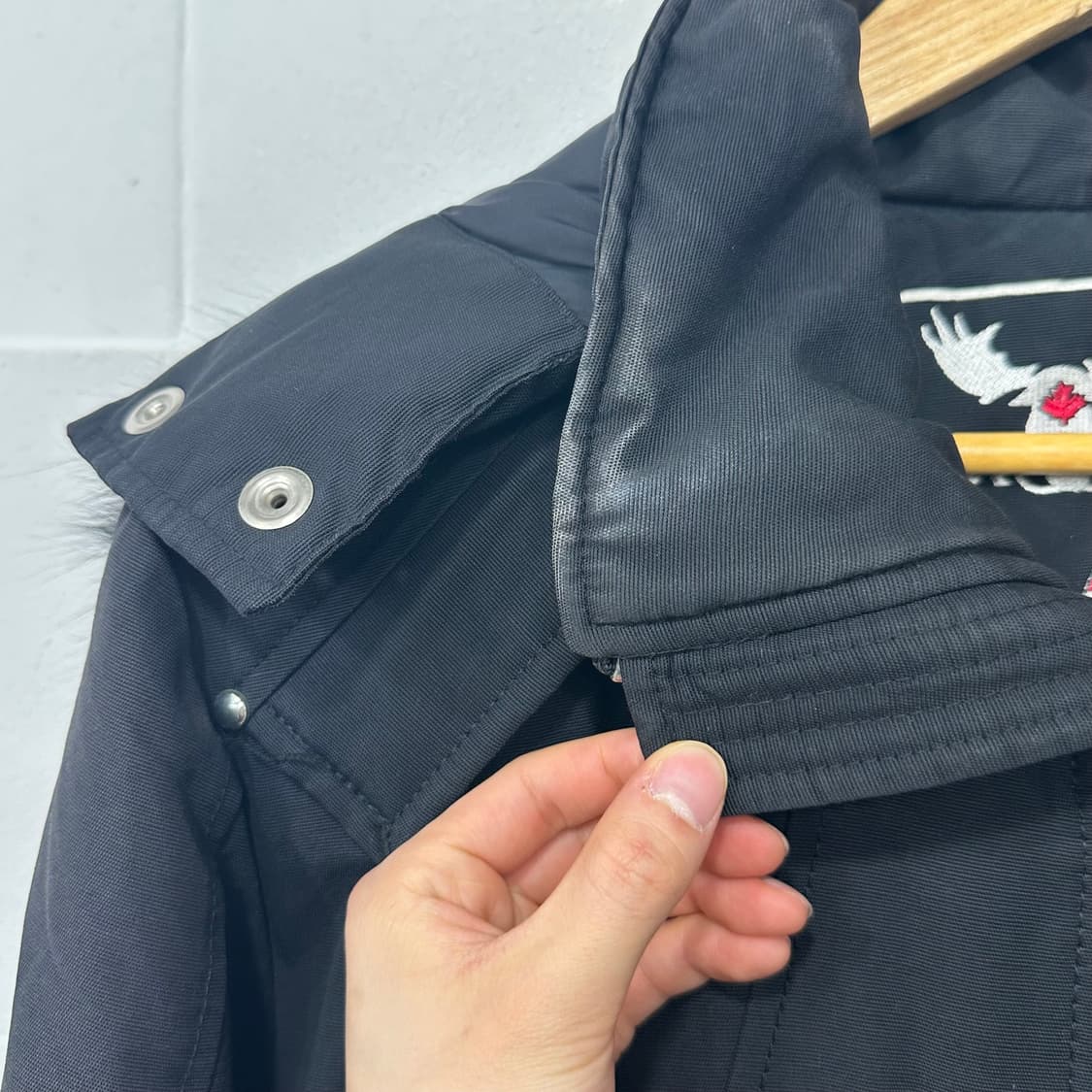 무스너클 스틸링 폭스 퍼 패딩 상품이미지10