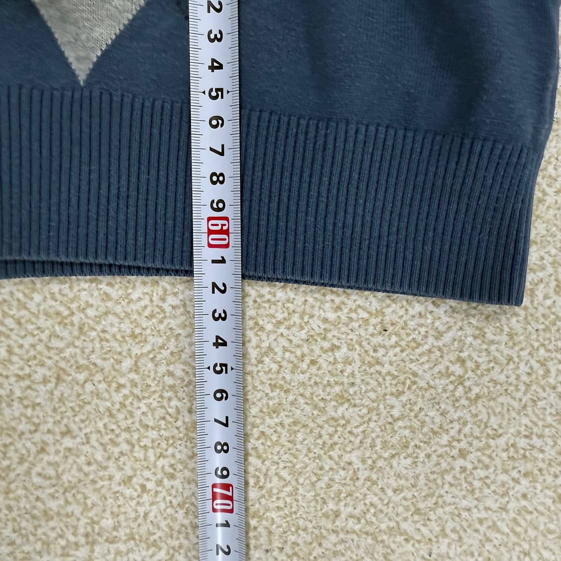 [S] 타미힐피거 아가일 패턴 스웨트 니트 1229T2 상품이미지5