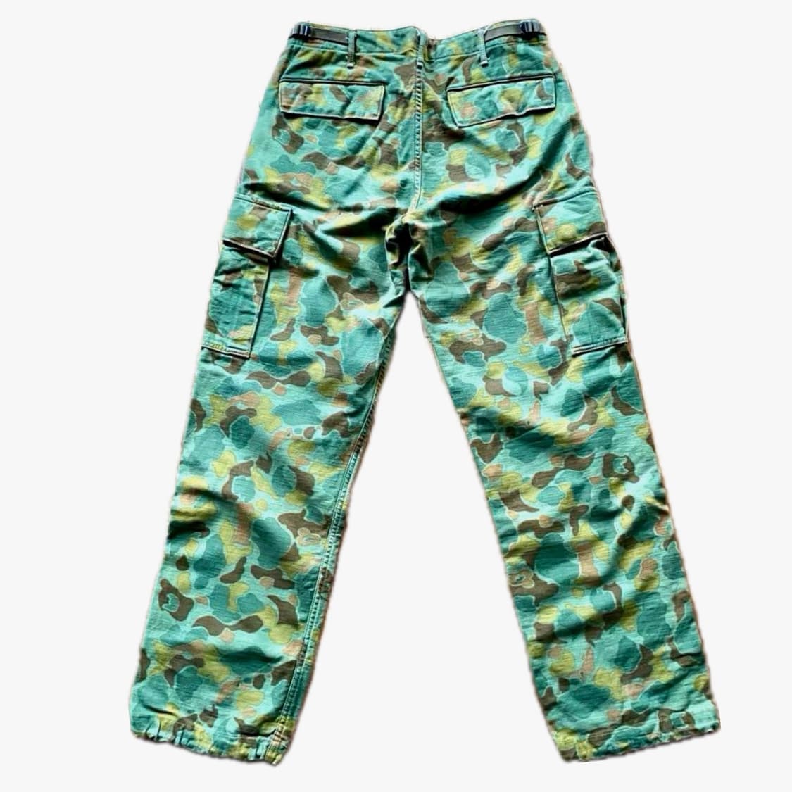 오어슬로우 x 빔즈 덕 카모 백사틴 카고 팬츠 상품이미지2