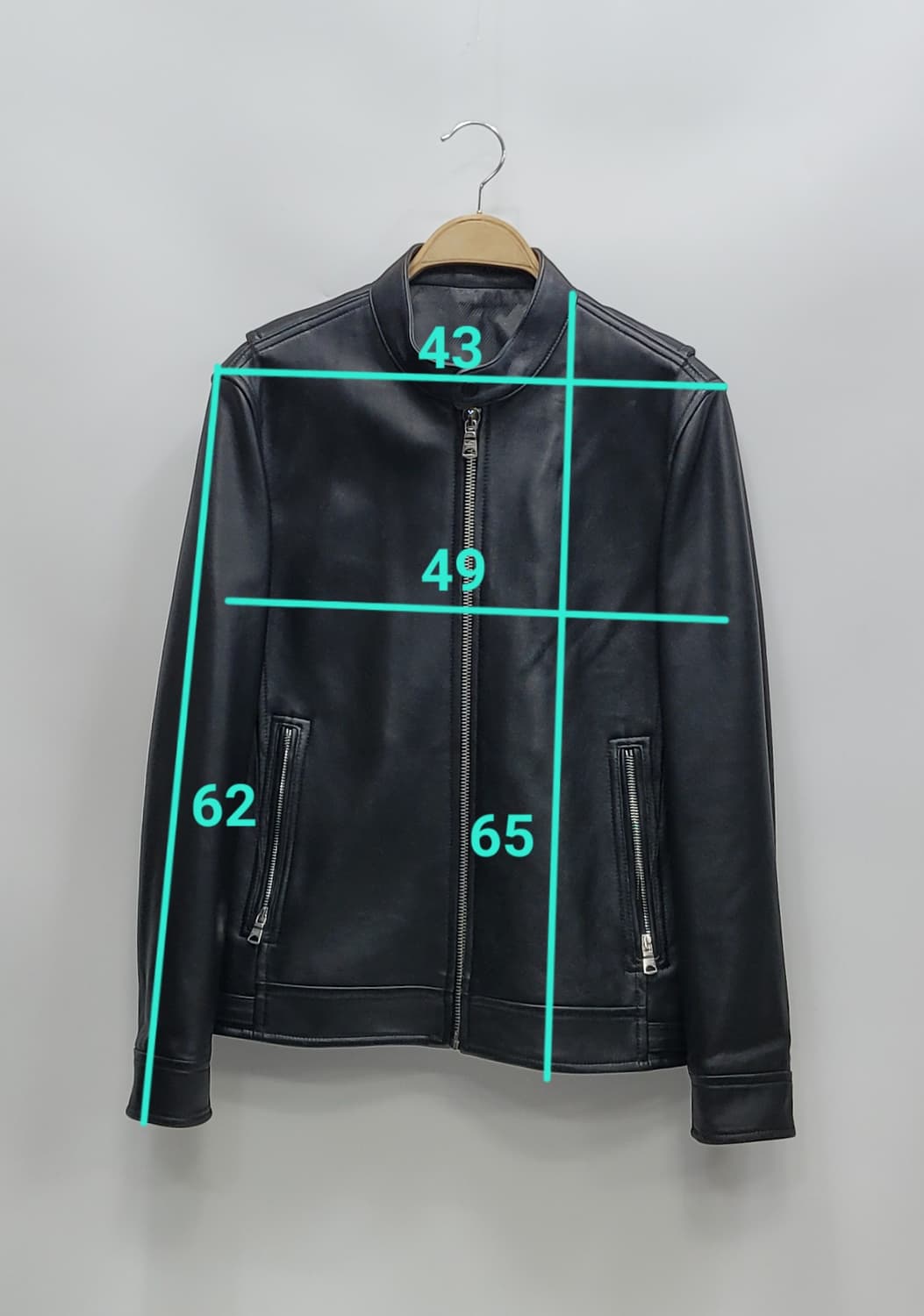 BASSO 21SS 바쏘 매그너스 양가죽 바이크 자켓 / 남 95 블랙
 상품이미지10