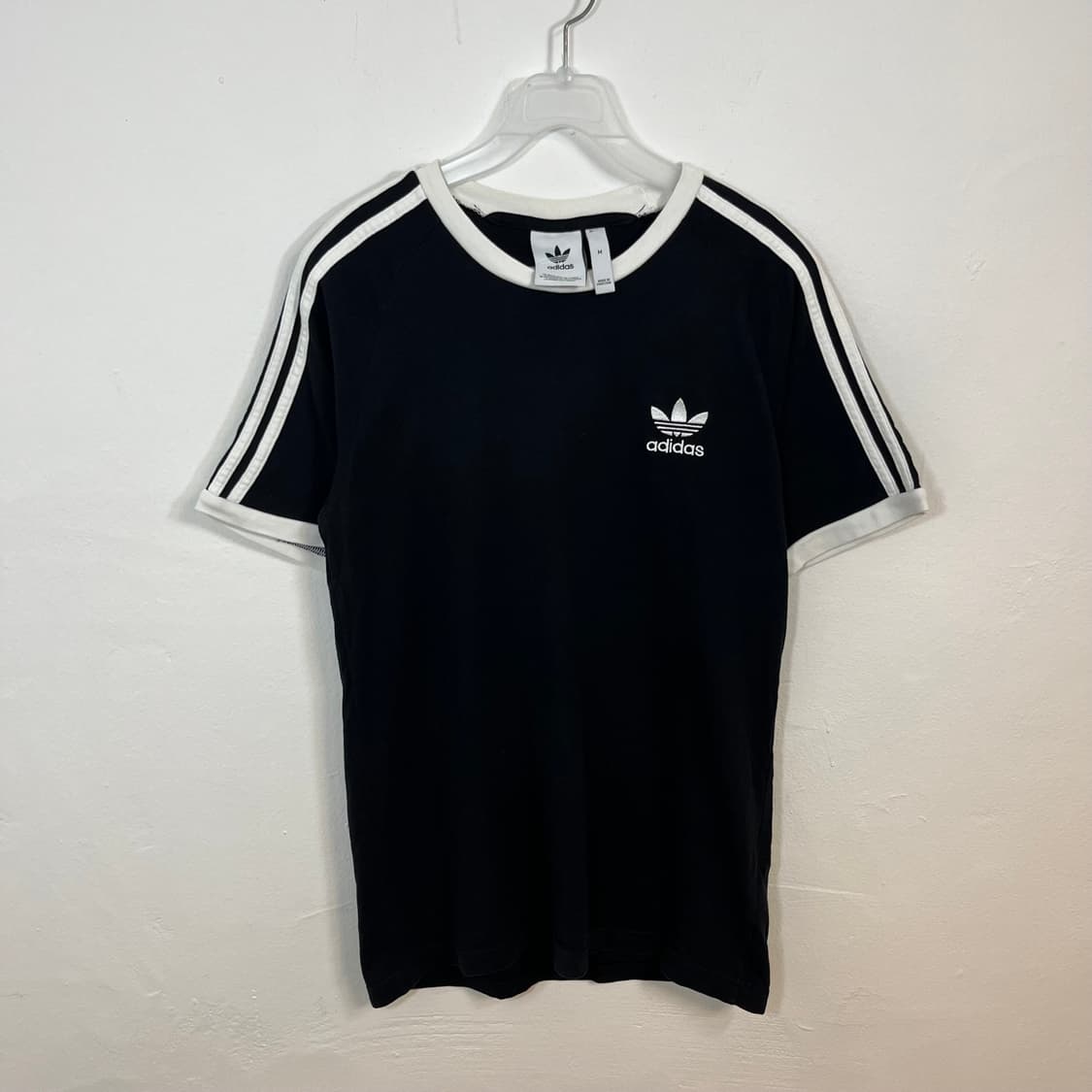 Adidas black firebird ringer t-shirt 상품이미지4
