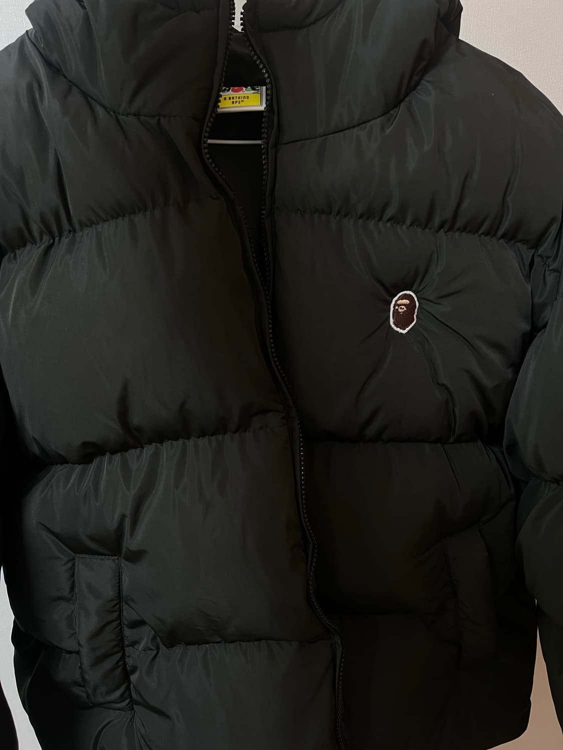 베이프  블랙 숏패딩 빈티지 상품이미지1