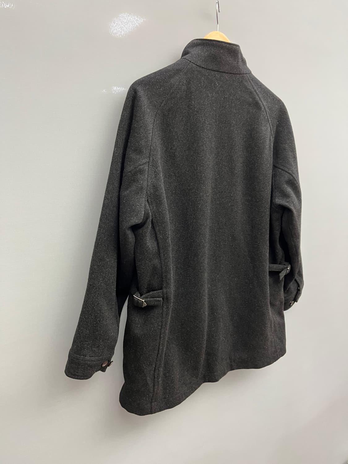 폴로 랄프로렌 차콜 해링톤 사이드 신치백 울 자켓 상품이미지8