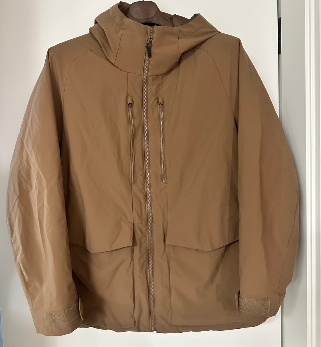 유니클로 하이브리드 다운파카 (3D CUT) 브라운 2XL 상품이미지1