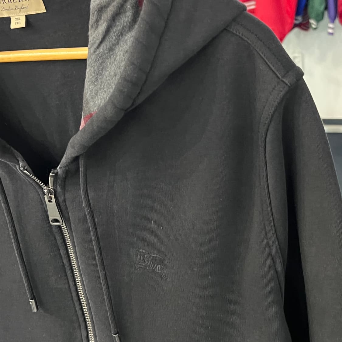 [2XL] 버버리 노바체크 후드집업  15600 상품이미지3