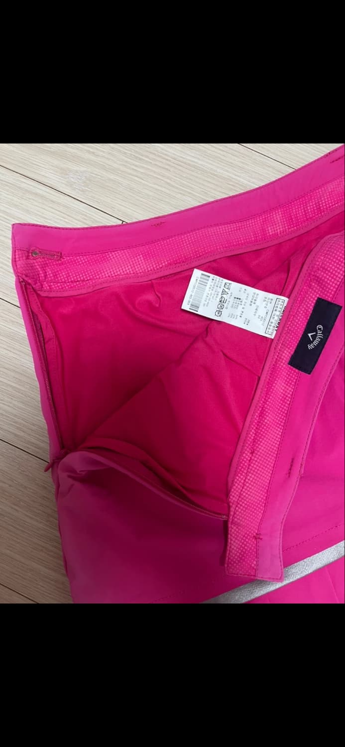 캘러웨이 핫핑크 골프 스커트 64 상품이미지4