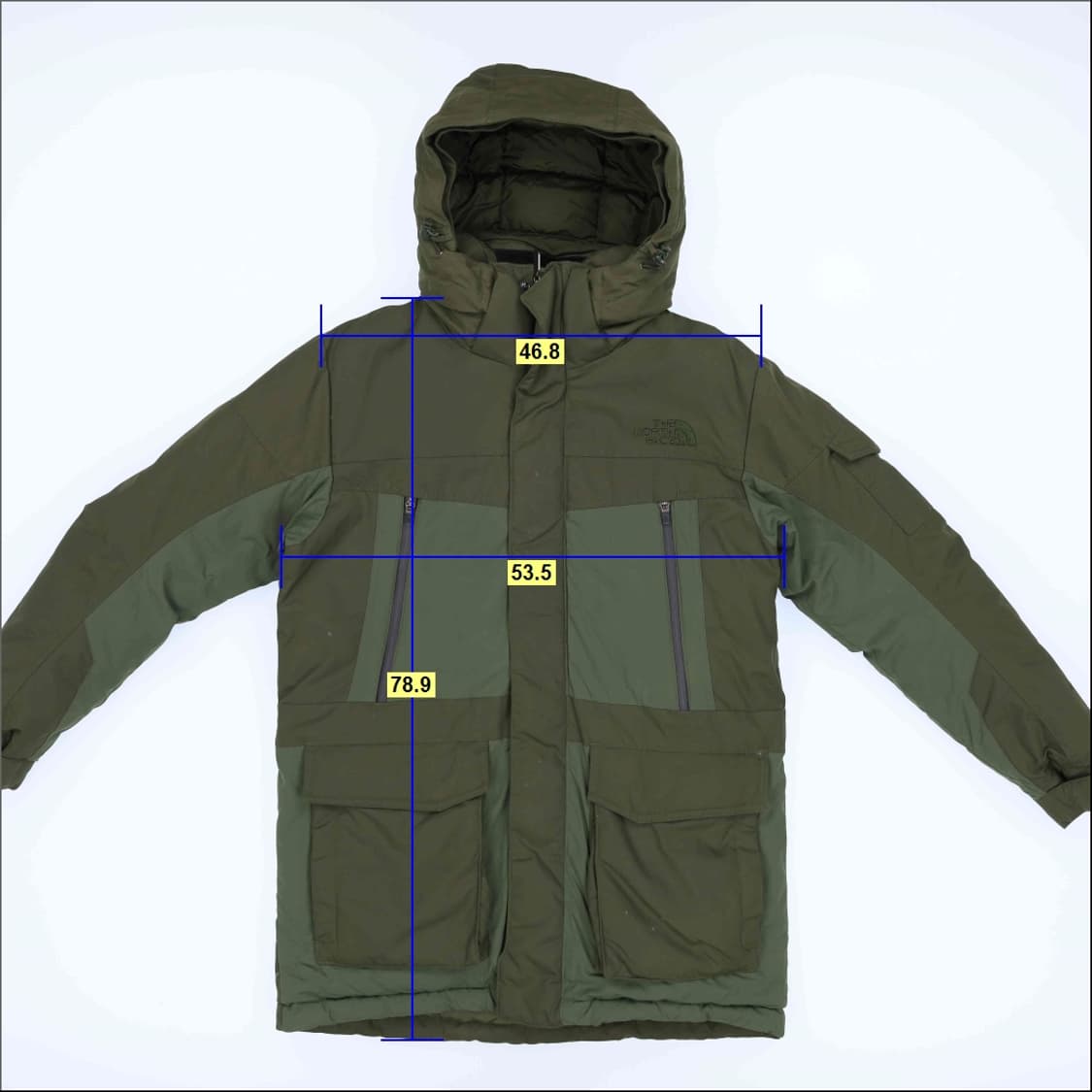 [90] 노스페이스 구스다운 야상 패딩 1204HR1 상품이미지7