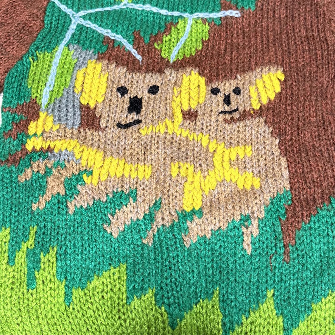 Vintage Hand knit 코알라 니트 상품이미지2