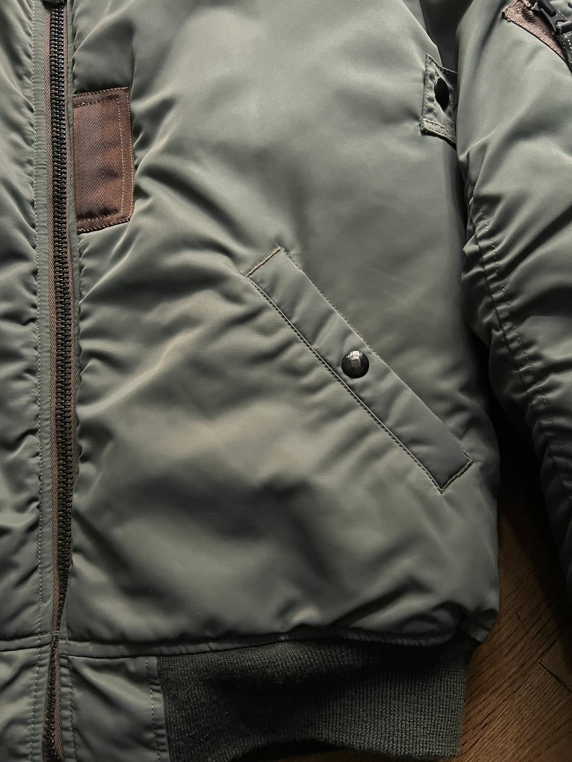 [XL]CAB Clothing 캡클로딩 50's MA-1 울파일 항공점퍼 상품이미지4