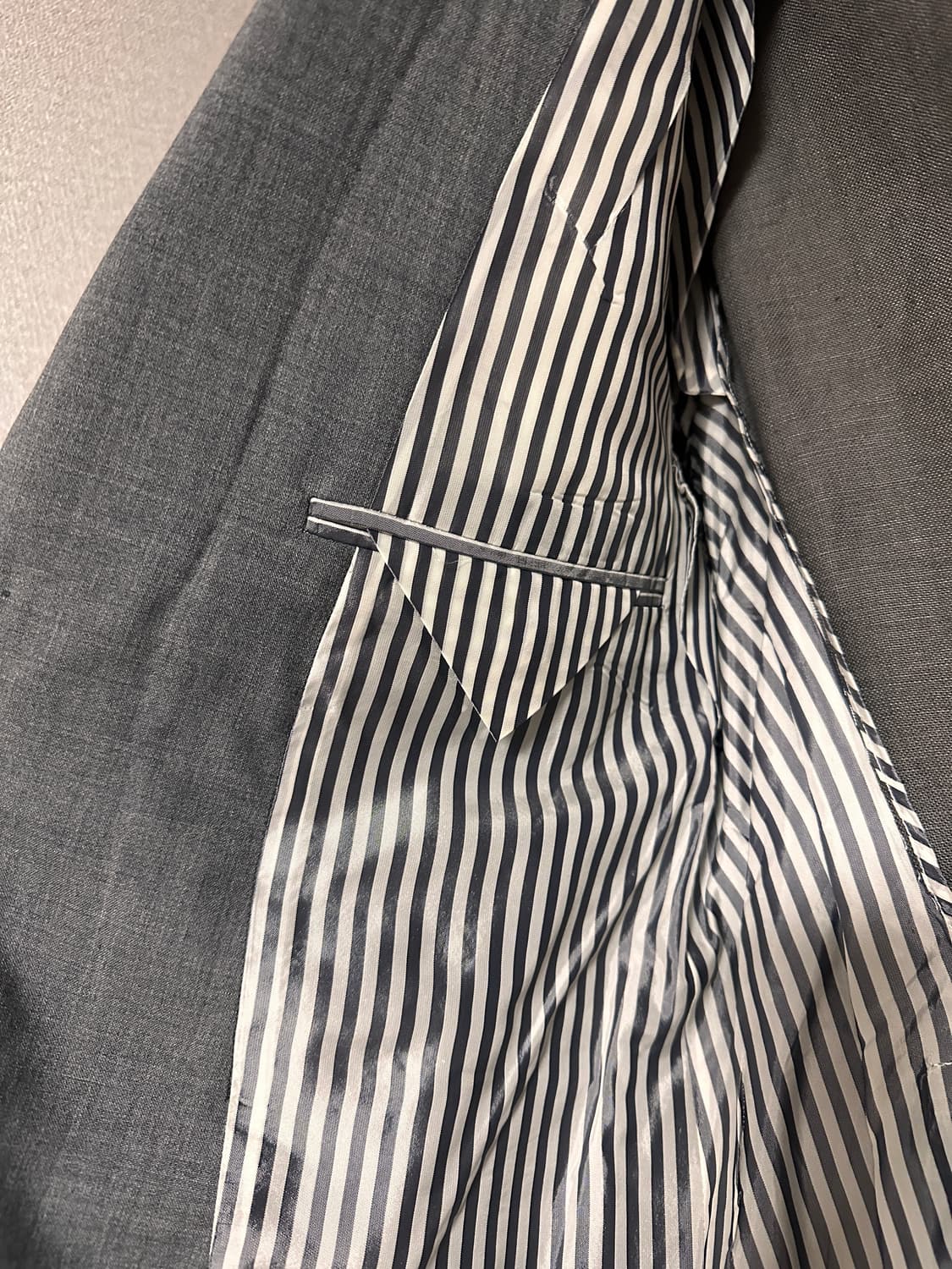 톰브라운 펀믹스 린넨 울 블레이저 자켓 상품이미지5