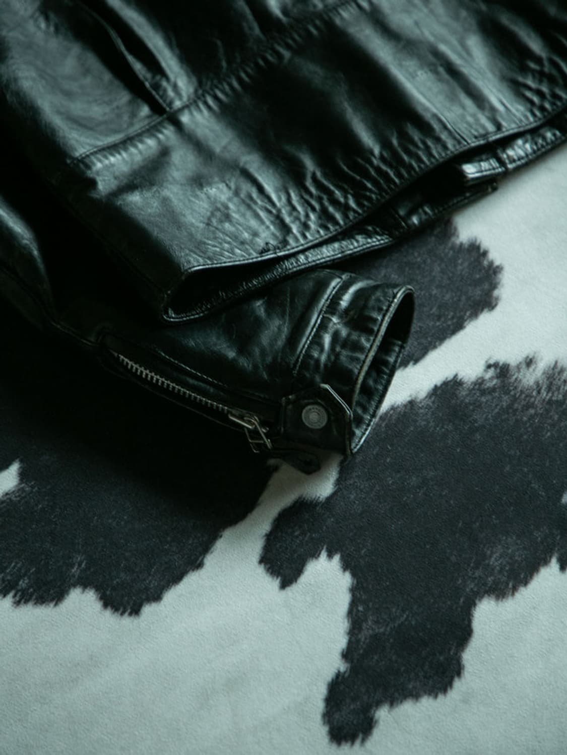 Horsehide Leather Rider Jacket  상품이미지8