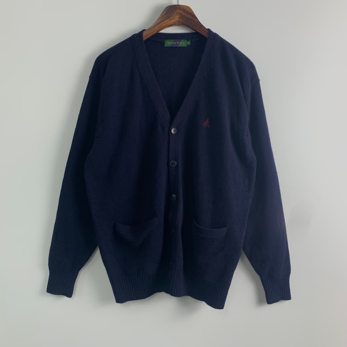 빈폴 자수로고 네이비 니트 가디건 상품이미지2