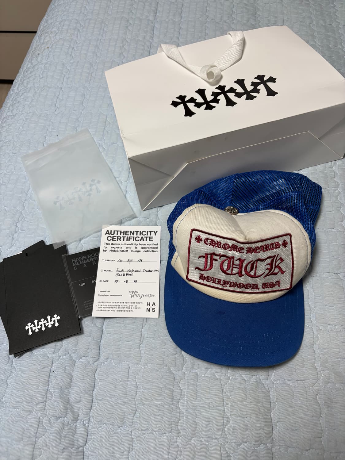 크롬하츠 FUCK 트러커 캡 상품이미지1