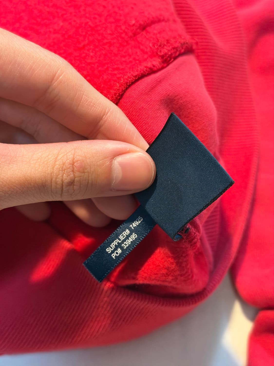 폴로 랄프로렌 빅포니 성조기 USA 져지 핑크 레드 상품이미지6