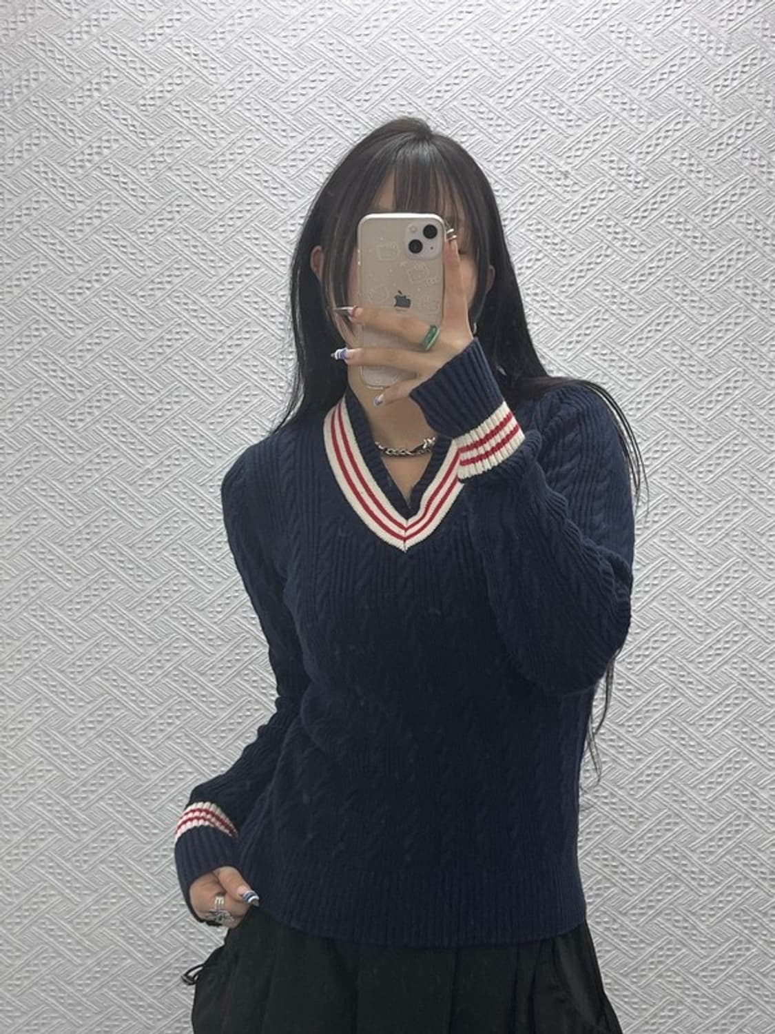 유니클로 이네스 드 라 프라상쥬 꽈배기 꽈배기 니트 85 C07818 상품이미지1