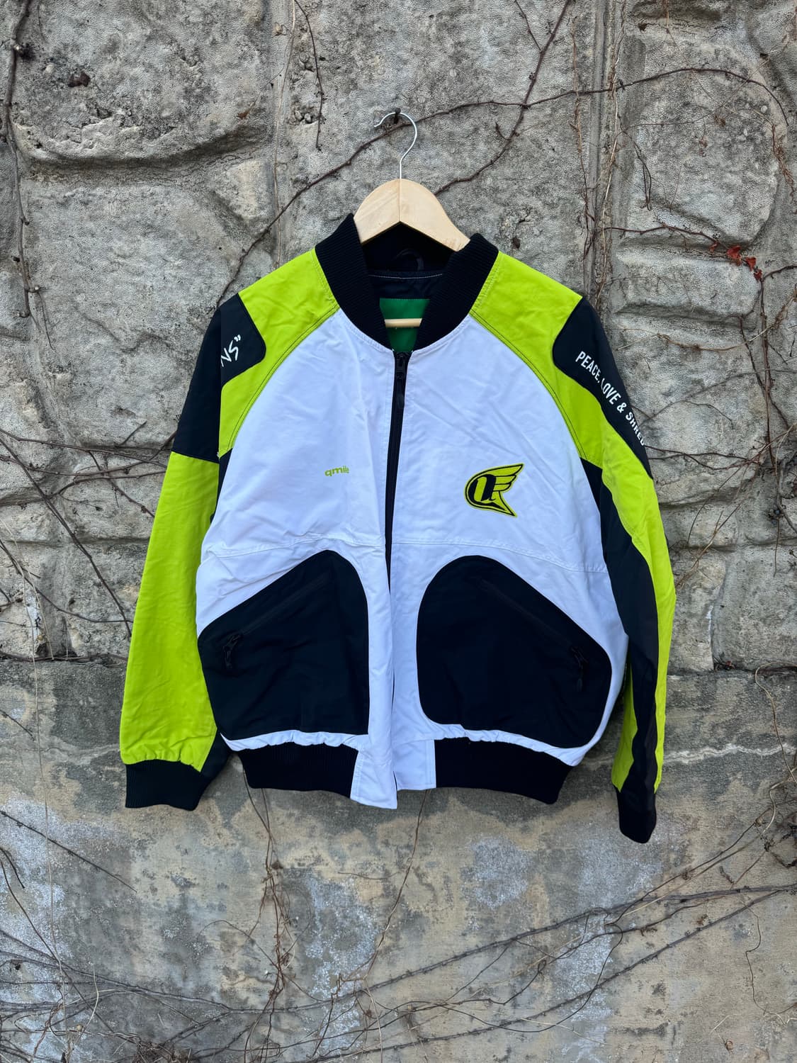 큐마일 모터사이클 스타일 스노우보드복 봄버 자켓 상품이미지1