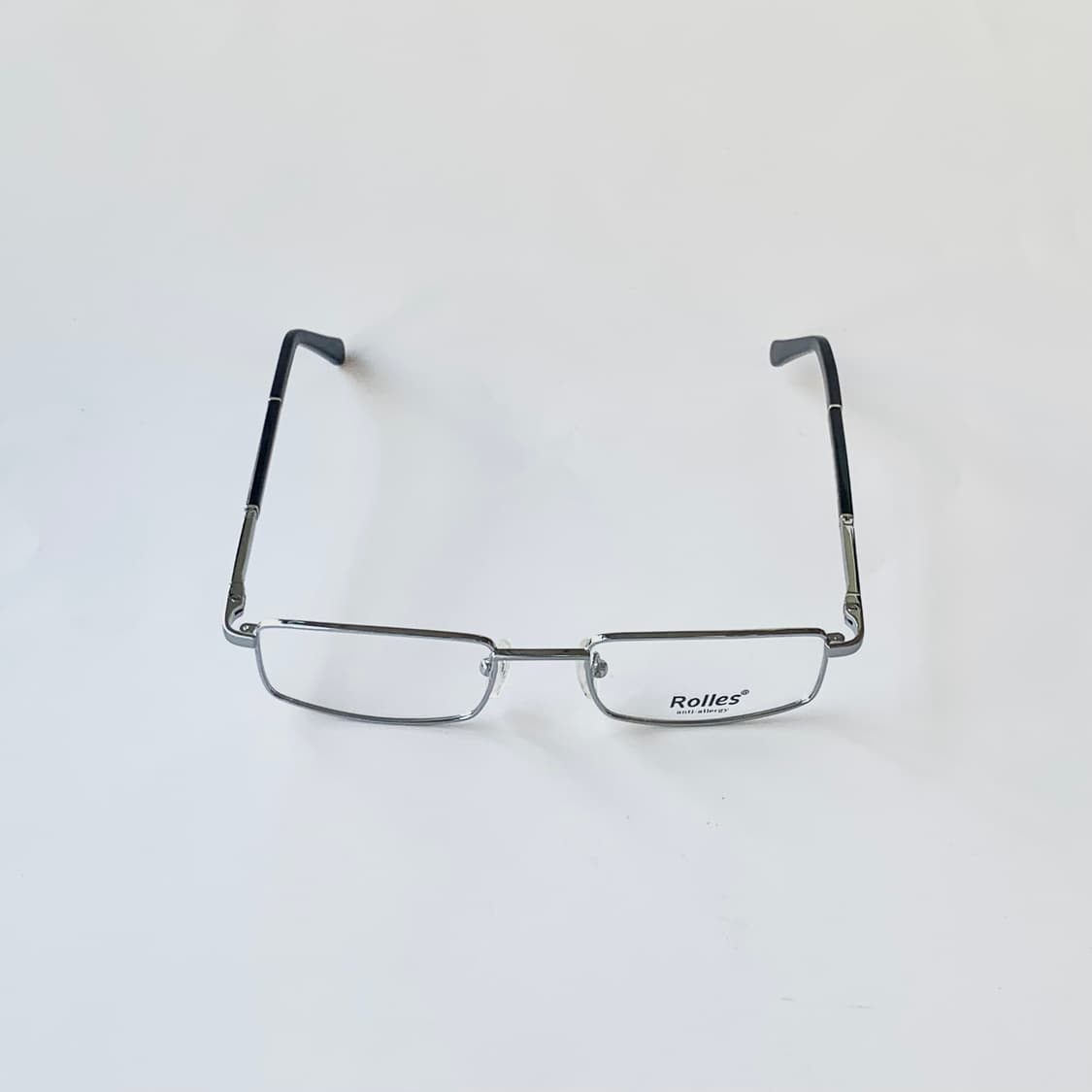 766 데드스탁 슬림 사각 실버 메탈 프레임 빈티지안경 상품이미지2