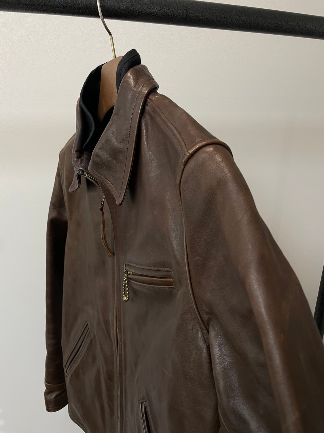 (38) sugar cane 슈카케인 홀스하이드 스포츠자켓 상품이미지2