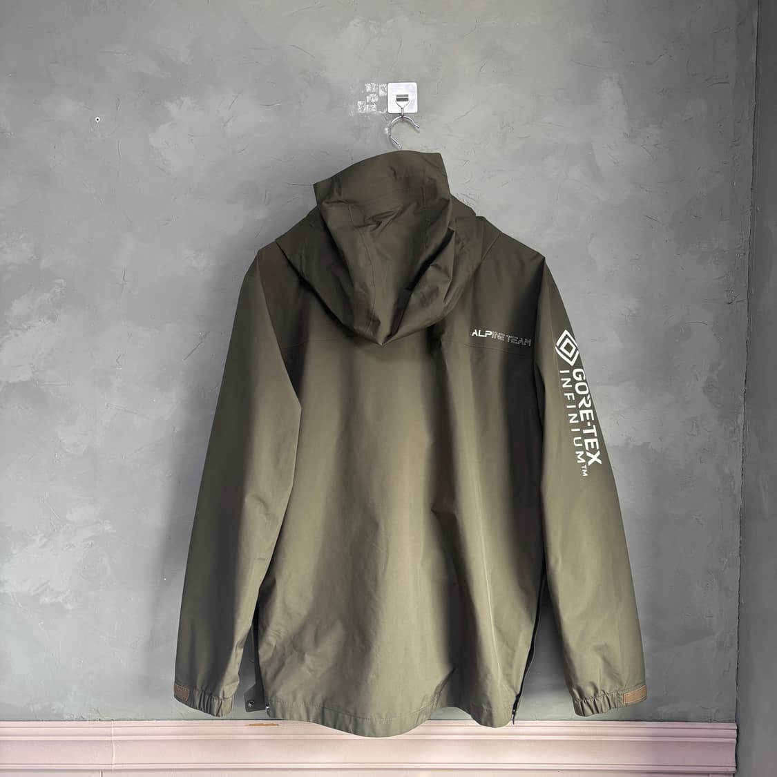 K2 고어텍스 반집업 바람막이 다크 베이지 카키 상품이미지6