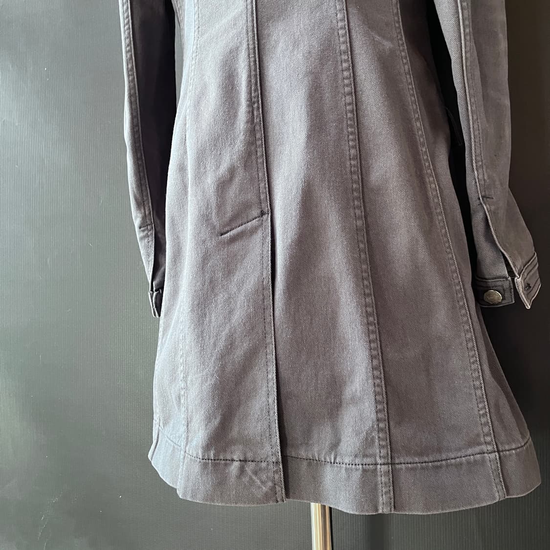 디올 06FW 존 갈리아노 부티크 데님 코트 Made in Italy 상품이미지8