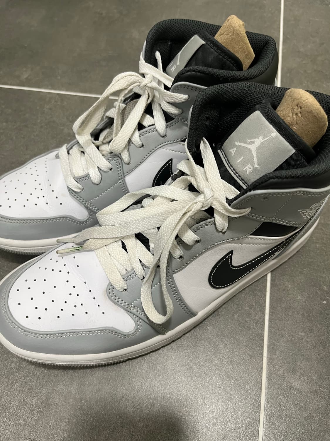 265)나이키 조던 1 미드 라이트 스모크 그레이 앤트러사이트 상품이미지2