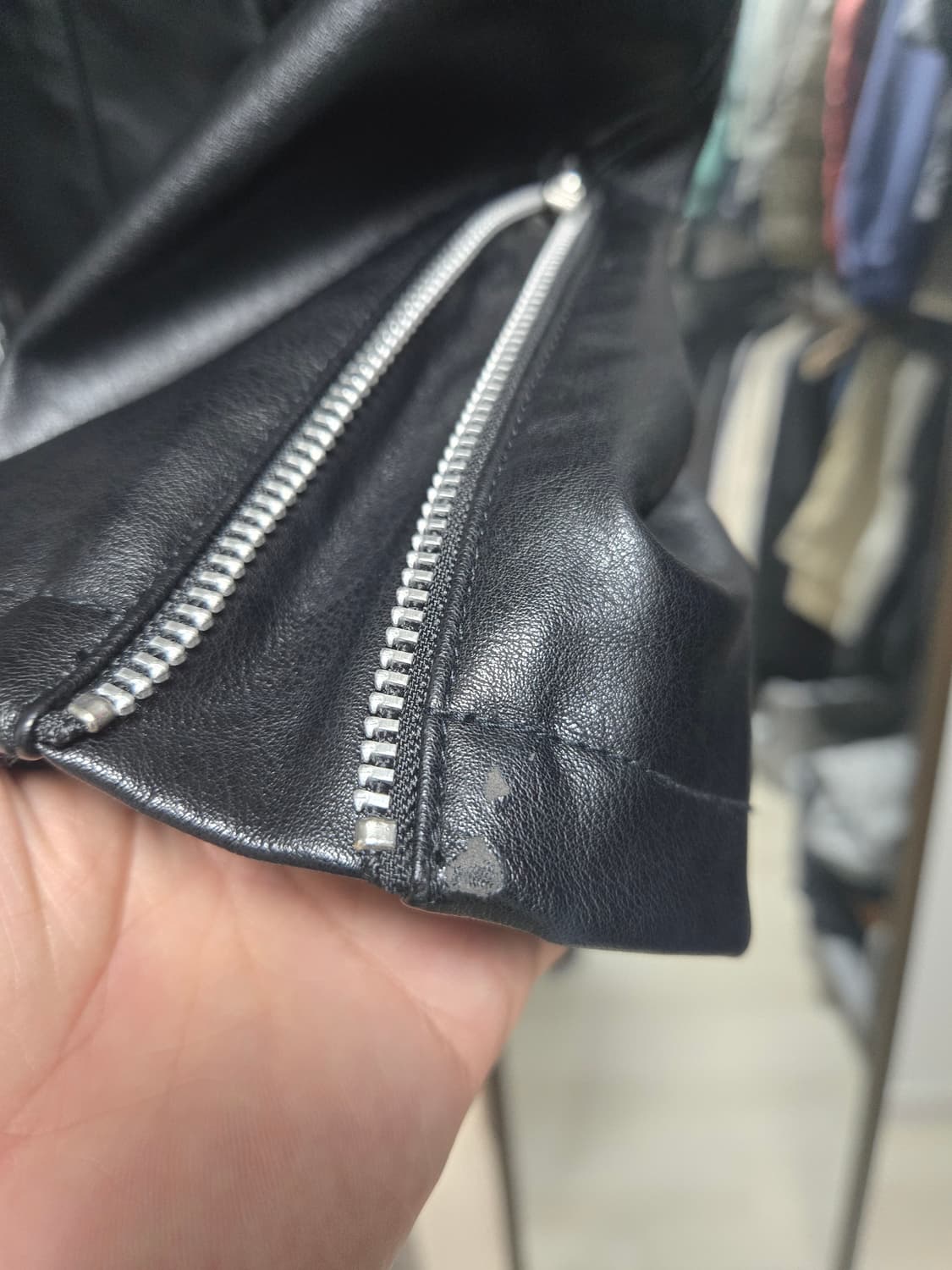 로파이 레더 자켓 XL 상품이미지8