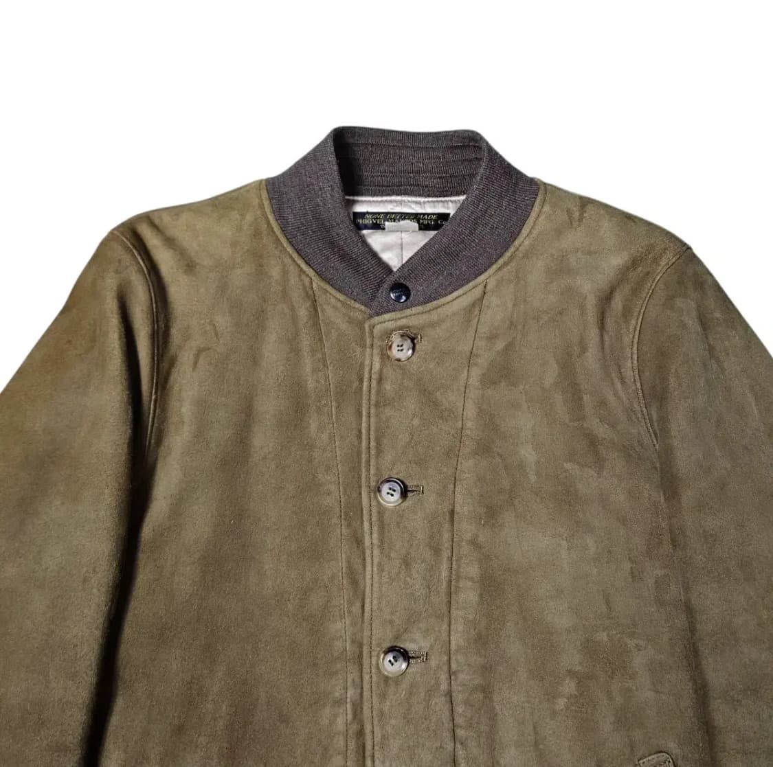 피그벨 디어스킨 스웨이드 가죽자켓 40사이즈 상품이미지2