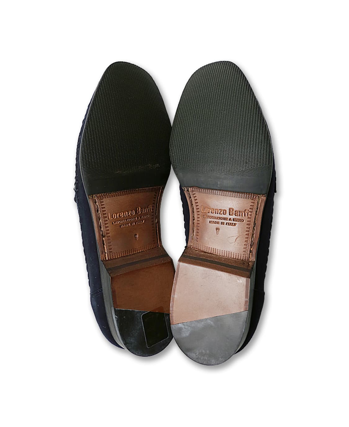 로렌조 반피 [Lorenzo Banfi] 네이비 스웨이드 밀라노 로퍼 상품이미지4