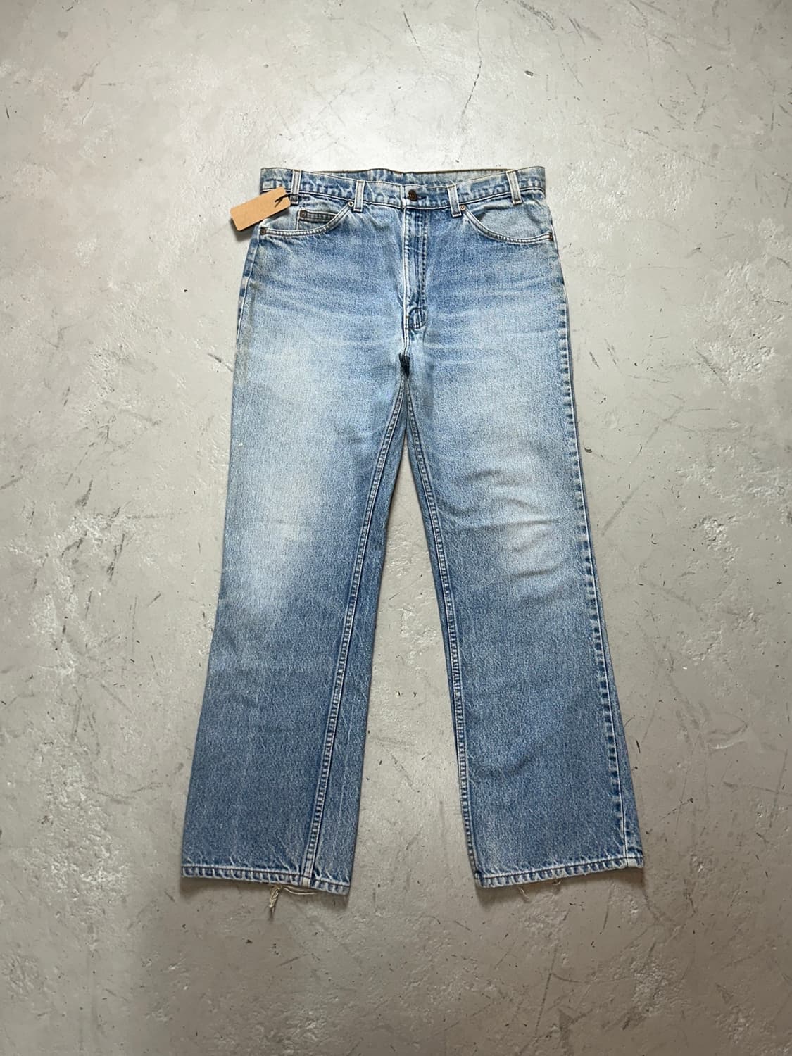 80's USA Made 리바이스 517 부츠컷 플레어진 체인스티치 상품이미지1