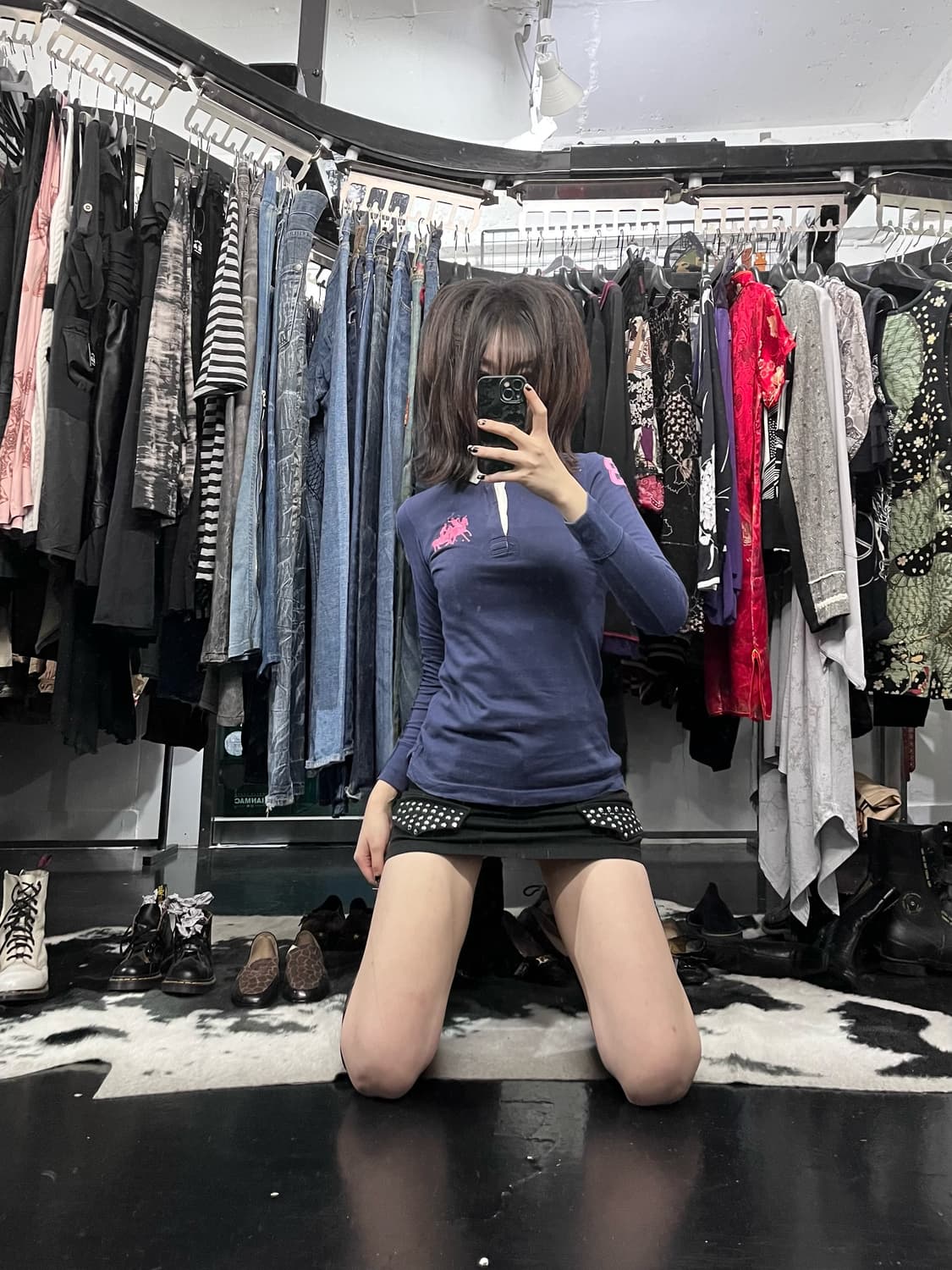 폴로 랄프로렌 슬림핏 카라 롱슬리브 상품이미지1