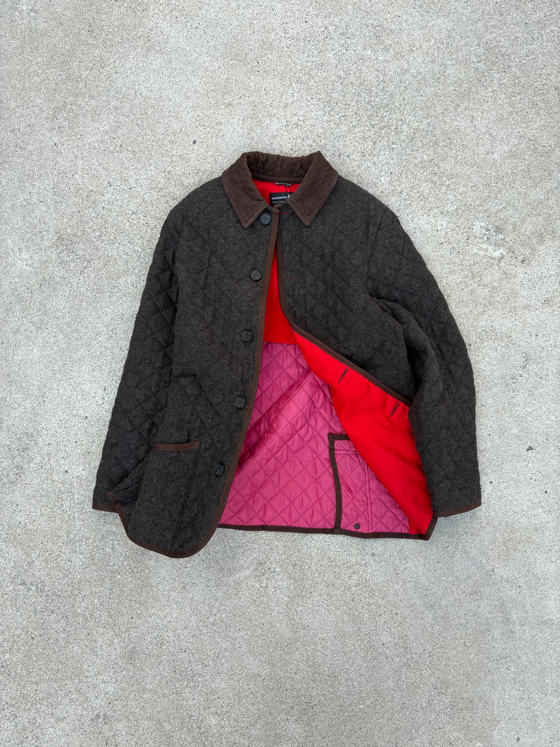 매킨토시 맥킨토시 울 퀼팅 자켓 상품이미지3