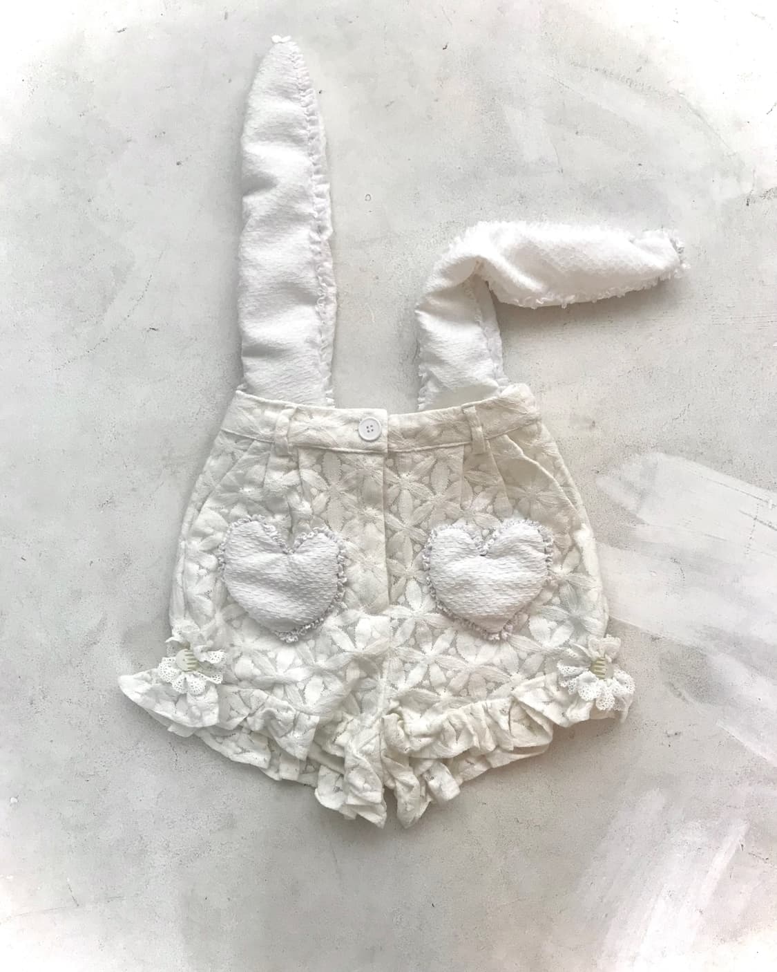 Custom🐾)Flower lace BUNNYEAR pants 상품이미지1