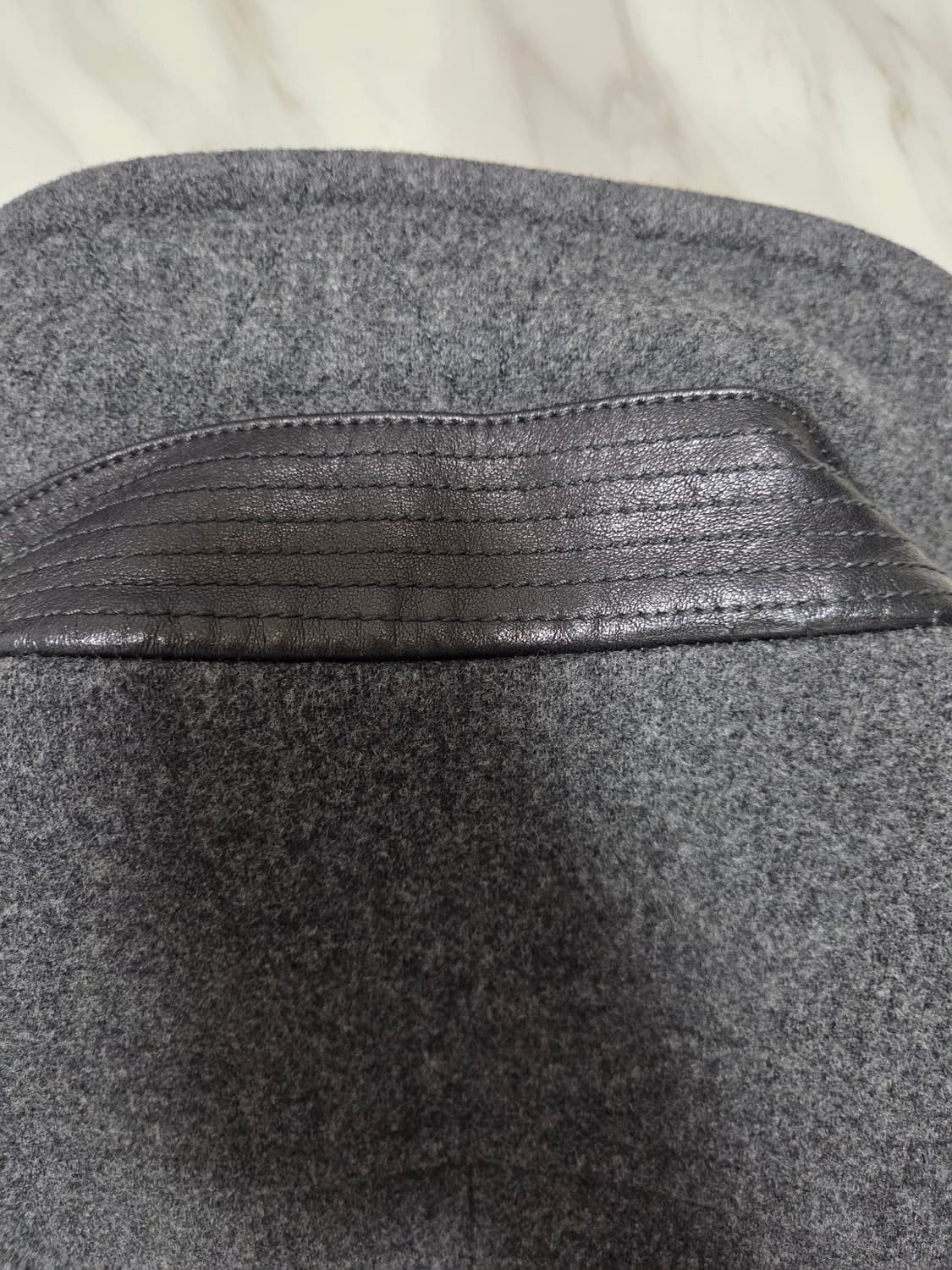 타임옴므 하이넥 더블 브레스트 피코트 상품이미지6