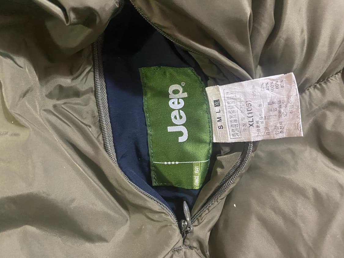 Jeep 후드 리버서블 다운 패딩 조끼 XL 상품이미지4