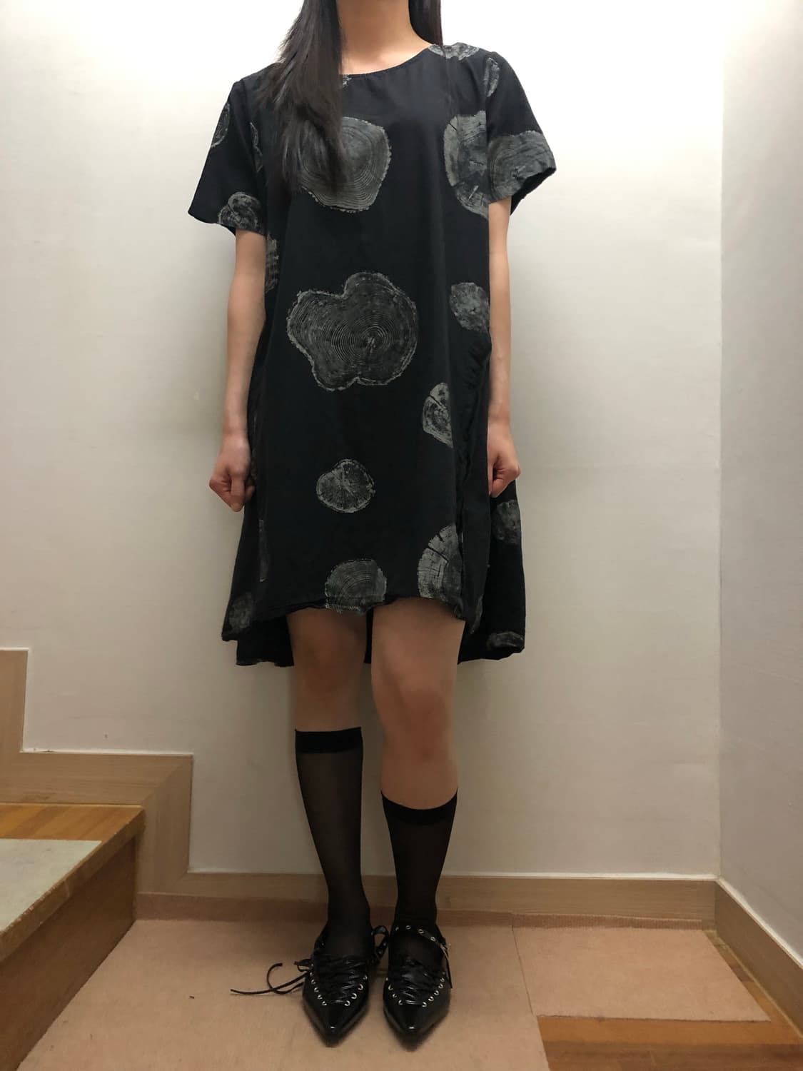 빈티지 블랙 미니멀 원피스 상품이미지9